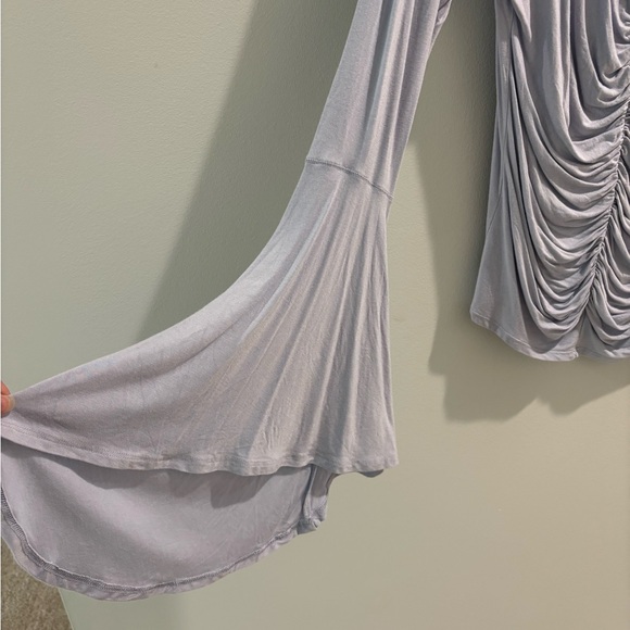 FREE PEOPLE What A Babe Bell Sleeve Blouse - Picture 3 of 7